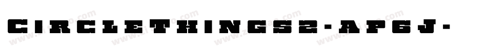 CircleThings2-ap6J字体转换 CircleThings2-ap6J字体转换