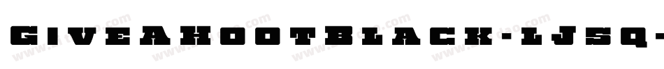 GiveAHootBlack-lJ5q字体转换