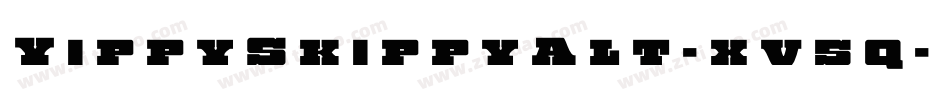 YippySkippyAlt-xv5q字体转换