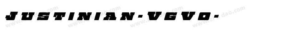 Justinian-V6V0字体转换