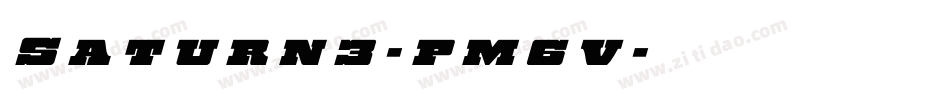 Saturn3-pm6v字体转换