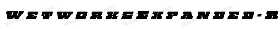 WetworksExpanded-RW6v字体转换 WetworksExpanded-RW6v字体转换