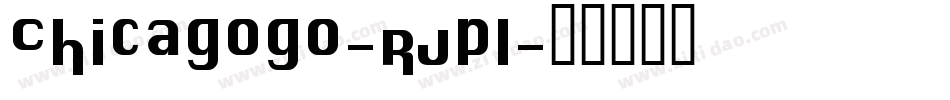 Chicagogo-RJpl字体转换