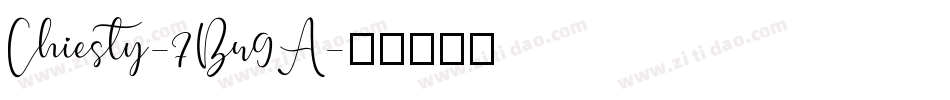 Chiesty-7Br9A字体转换