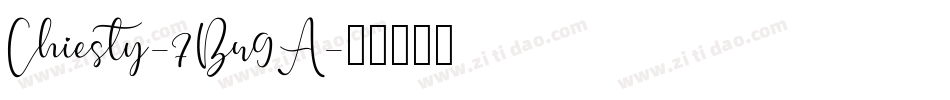 Chiesty-7Br9A字体转换