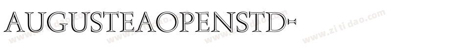 AugusteaOpenStd字体转换