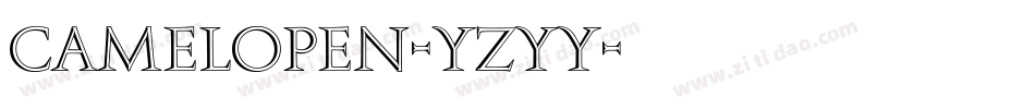 CamelOpen-Yzyy字体转换