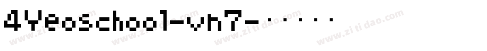 4Yeoschool-vn7字体转换