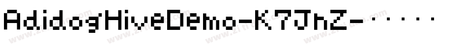 AdidogHiveDemo-K7JnZ字体转换