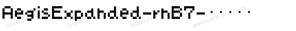 AegisExpanded-rnB7字体转换