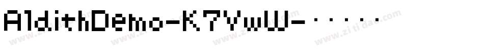 AldithDemo-K7VwW字体转换
