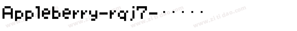 Appleberry-rqj7字体转换