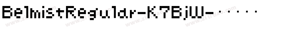BelmistRegular-K7BjW字体转换