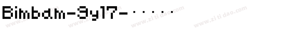 Bimbam-9yl7字体转换