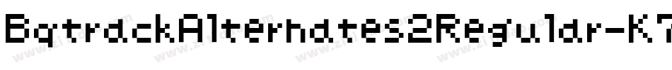 BqtrackAlternates2Regular-K7JrX字体转换