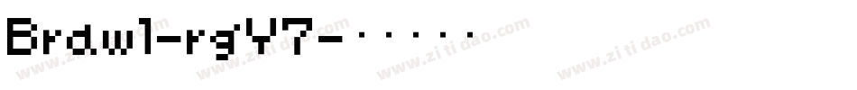 Brawl-rgY7字体转换
