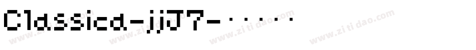 Classica-jjJ7字体转换