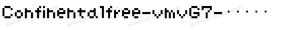 Confinentalfree-vmvG7字体转换