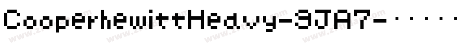 CooperhewittHeavy-9JA7字体转换