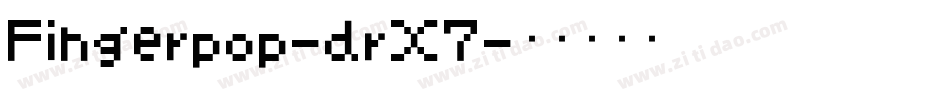 Fingerpop-drX7字体转换