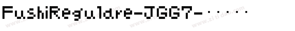 FushiRegulare-JGG7字体转换