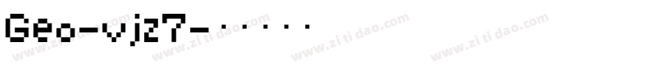 Geo-vjz7字体转换