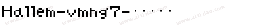 Hallem-vmng7字体转换