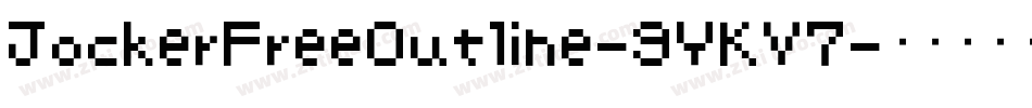 JockerFreeOutline-9YKV7字体转换