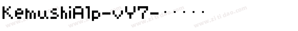 KemushiAlp-vY7字体转换