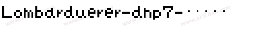 Lombarduerer-dnp7字体转换