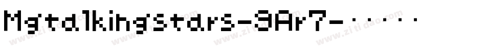 Mgtalkingstars-9Ar7字体转换