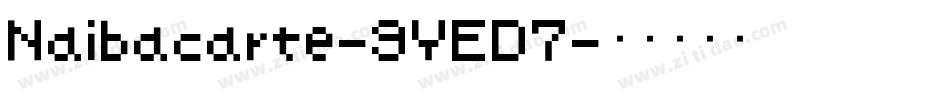 Naibacarte-9YED7字体转换