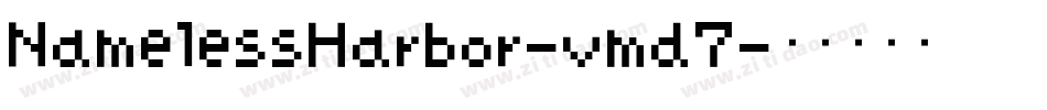 NamelessHarbor-vmd7字体转换