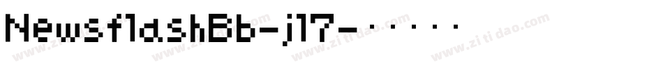 NewsflashBb-jl7字体转换