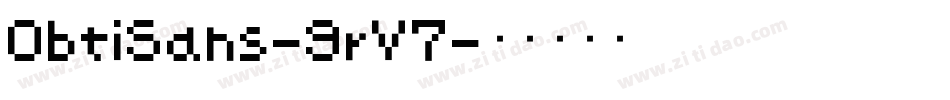 ObtiSans-9rV7字体转换