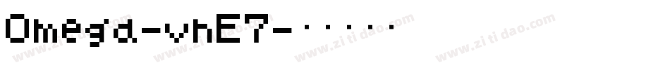 Omega-vnE7字体转换