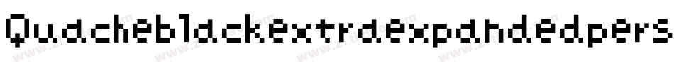 Quacheblackextraexpandedpers-vmRL7字体转换