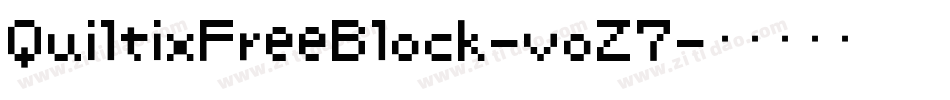 QuiltixFreeBlock-voZ7字体转换