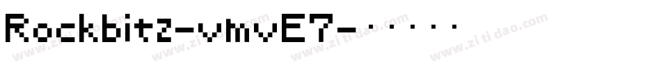 Rockbitz-vmvE7字体转换