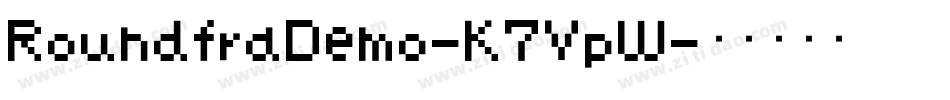 RoundfraDemo-K7VpW字体转换