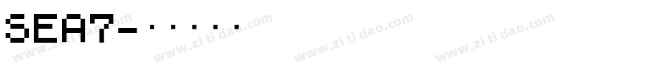 SEA7字体转换