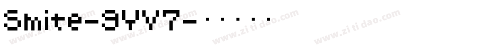 Smite-9YV7字体转换