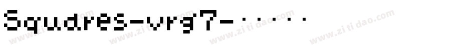 Squares-vrg7字体转换