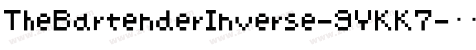 TheBartenderInverse-9YKK7字体转换