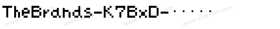 TheBrands-K7BxD字体转换