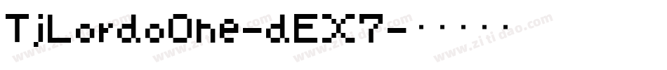 TjLordoOne-dEX7字体转换