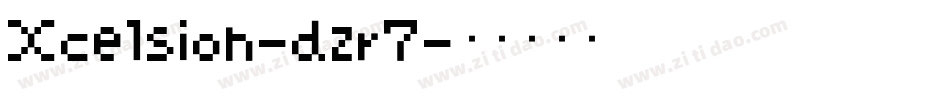 Xcelsion-dzr7字体转换