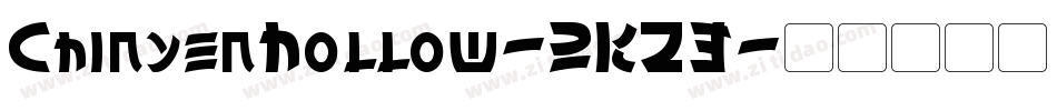 ChinyenHollow-2KZ3字体转换