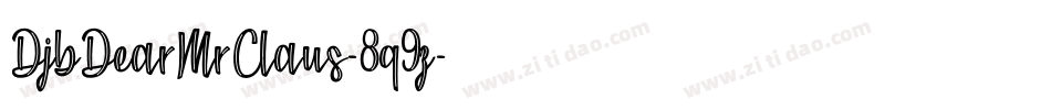 DjbDearMrClaus-8q9z字体转换