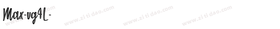 Max-vg4L字体转换